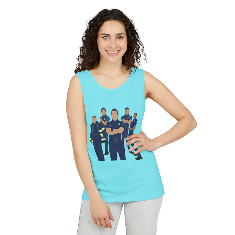 9-1-1 Group Tank Top - Fandom-Made