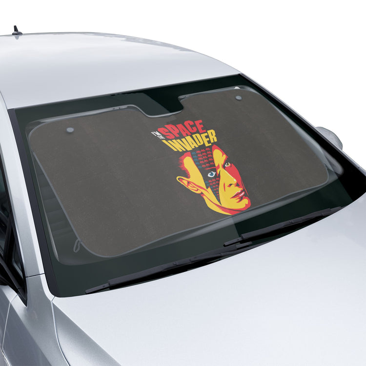 Bowie Space Invader Car Sun Shade - Fandom-Made