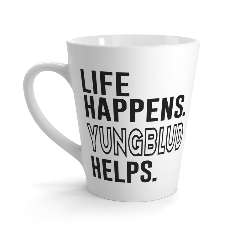 Life Happens Dominic Harrison Helps Latte Mug