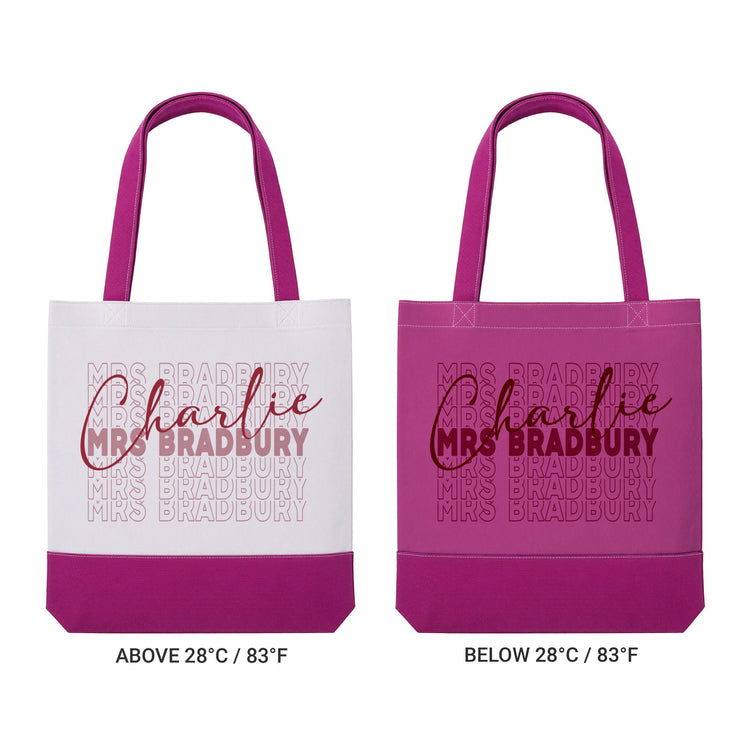 Mrs. Charlie Bradbury Thermochromic Tote Bag