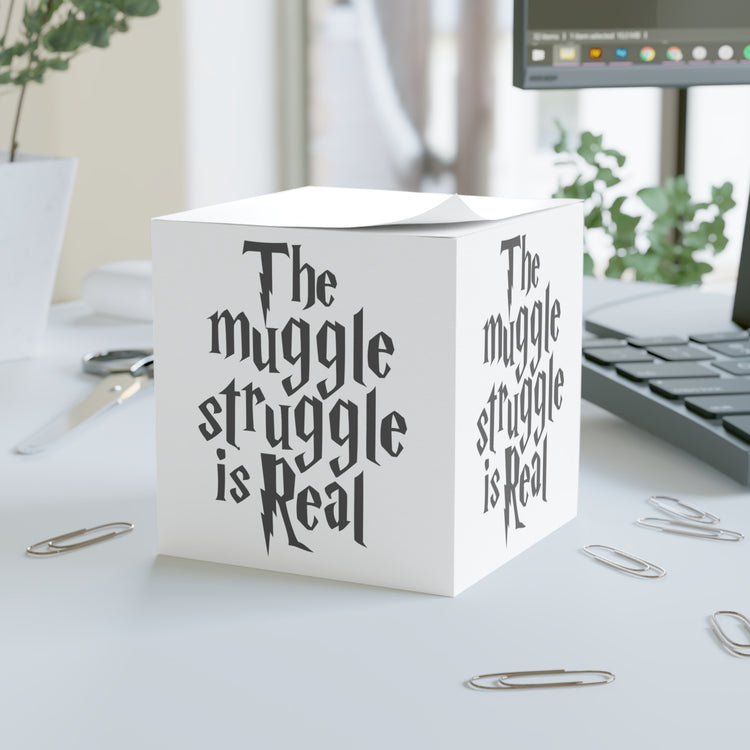 Muggle Struggle Note Cube