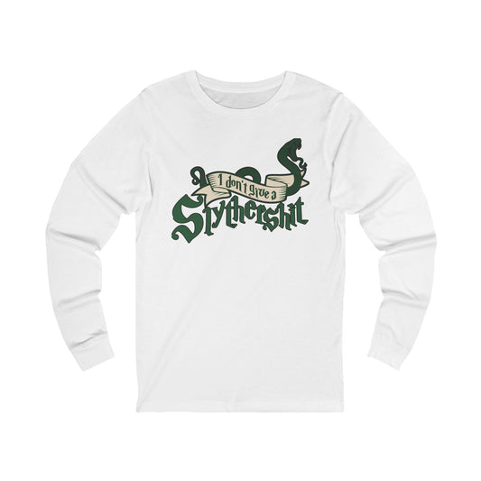 I Don't Give A Slythershit Unisex Long Sleeve T-Shirt - Fandom-Made