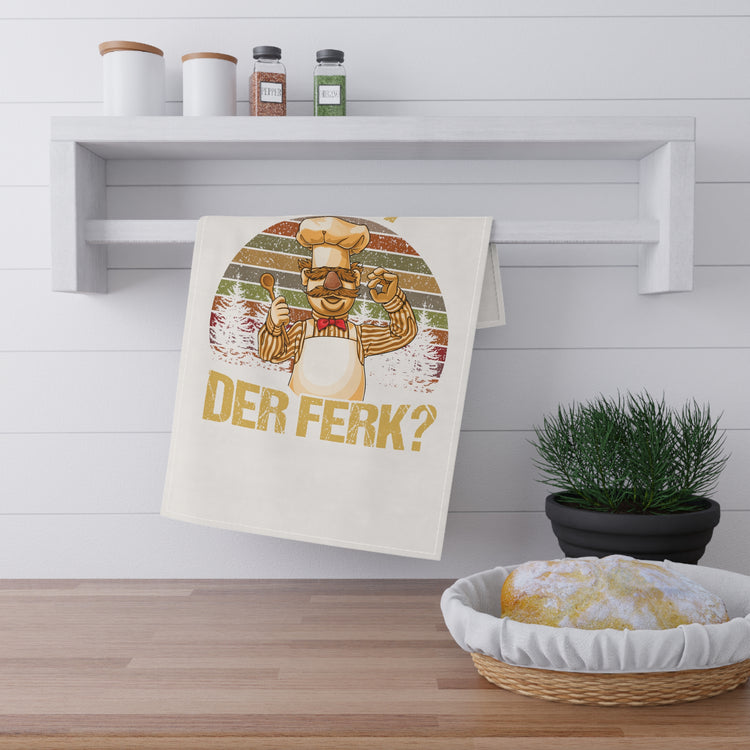 Vert Der Ferk? Kitchen Towel - Fandom-Made