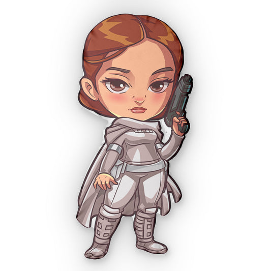 Padme Amidala-Shaped Pillow - Fandom-Made