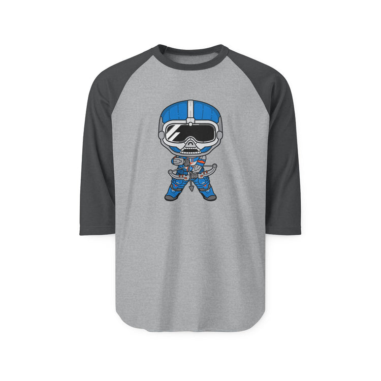 Taskmaster 3/4 Raglan Shirt - Fandom-Made