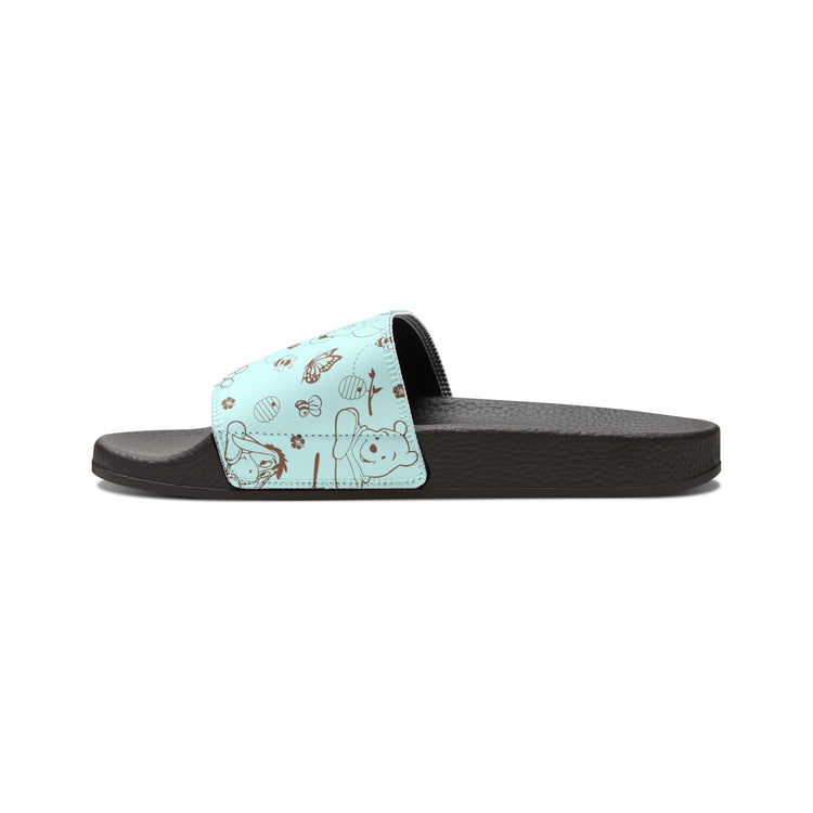 Winnie All-Over Print Youth Slides - Fandom-Made