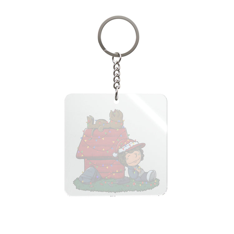 Dusty's Wish Square Keychain