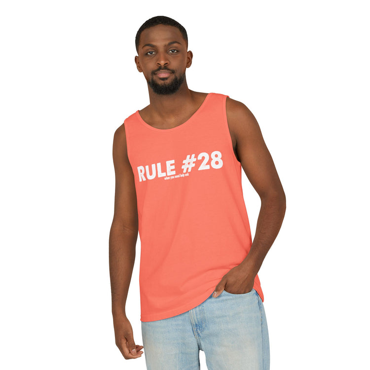 Rule 28 Need Help Ask Tank Top - Fandom-Made