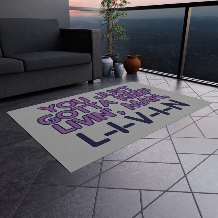 L-I-V-I-N Rug - Fandom-Made