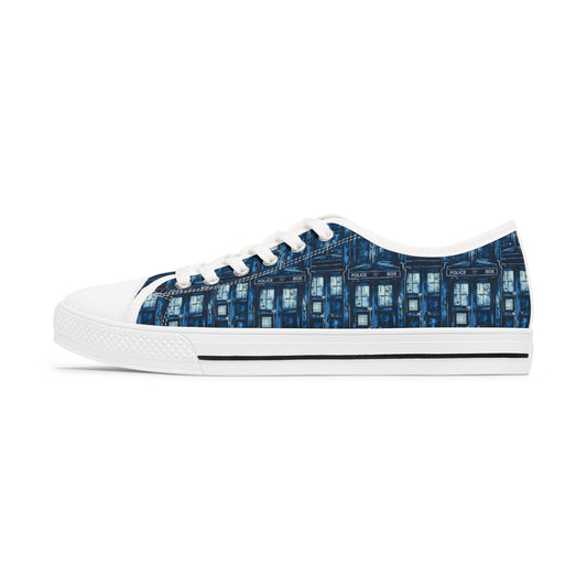Tardis Women's Sneakers - Fandom-Made