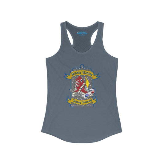 Wibbly Wobbly Racerback Tank - Fandom-Made