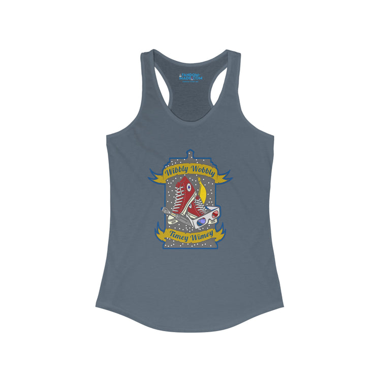 Wibbly Wobbly Racerback Tank - Fandom-Made