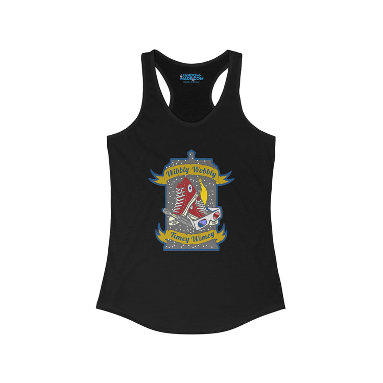 Wibbly Wobbly Racerback Tank - Fandom-Made
