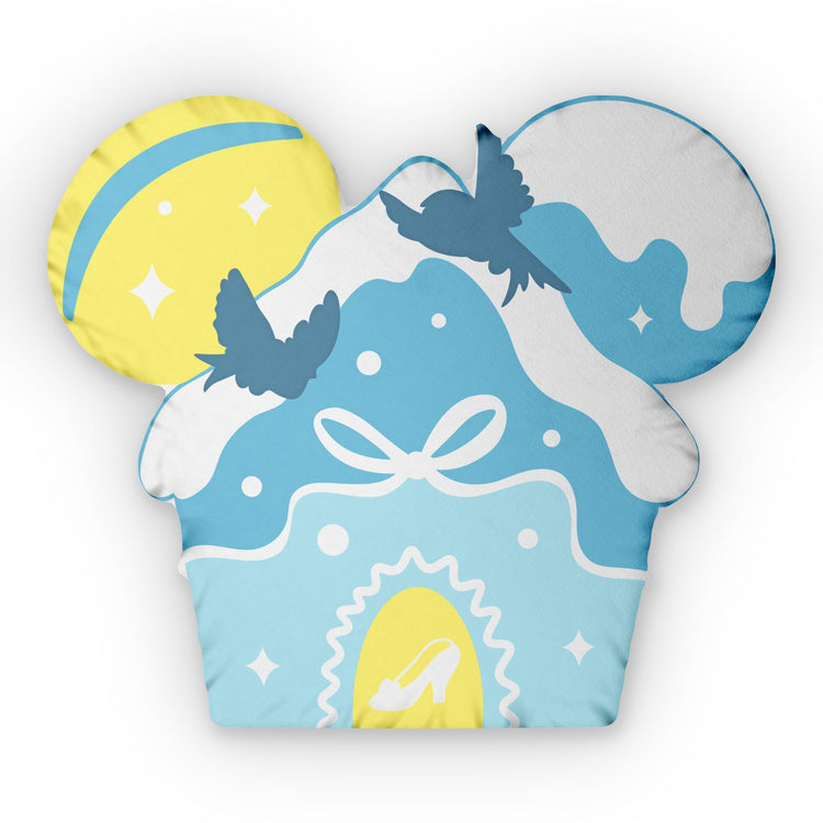 Cinderella Gingerbread House-Shaped Pillow