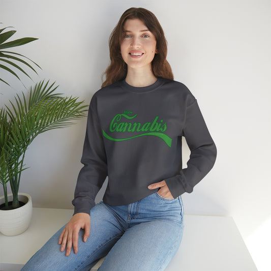 Enjoy Cannabis Crewneck Sweatshirt - Fandom-Made