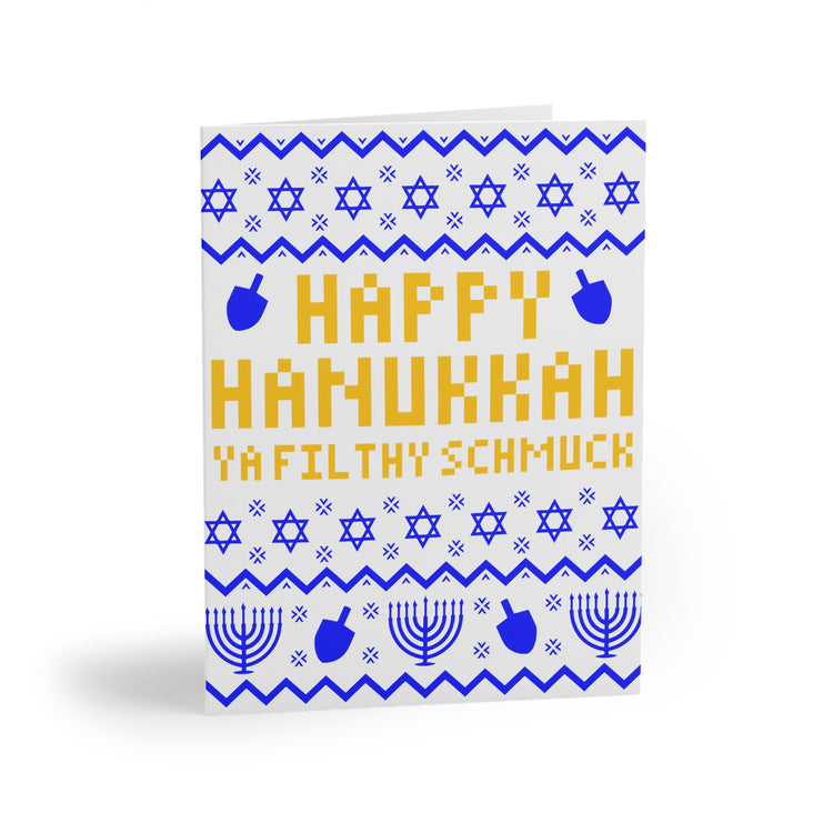 Hanukkah Ugly Sweater Greeting Cards - Fandom-Made
