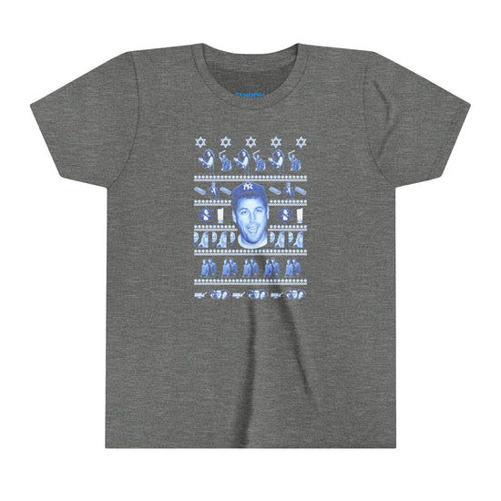 Adam Sandler Ugly Hanukkah Youth Tee - Fandom-Made