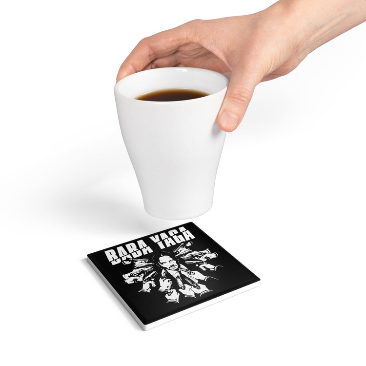 Baba Yaga Ceramic Coaster - Fandom-Made