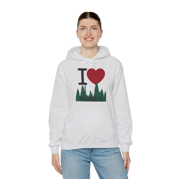 I Love Forks Hoodie - Fandom-Made