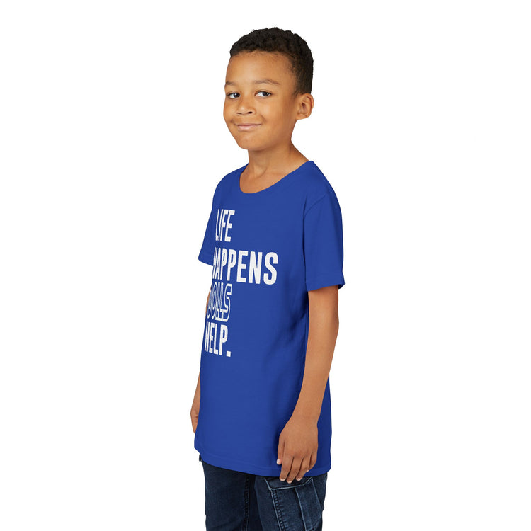 Life Happens Dolls Help Youth Tee
