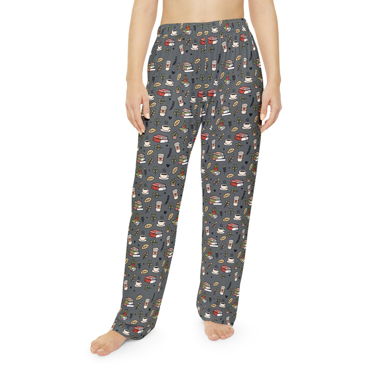 Books and Cups Pajama Pants - Fandom-Made