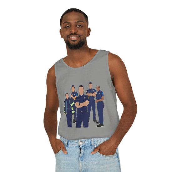 9-1-1 Group Tank Top - Fandom-Made