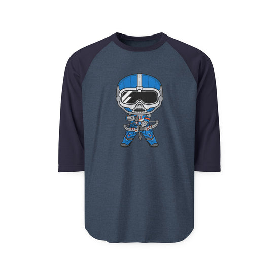Taskmaster 3/4 Raglan Shirt - Fandom-Made