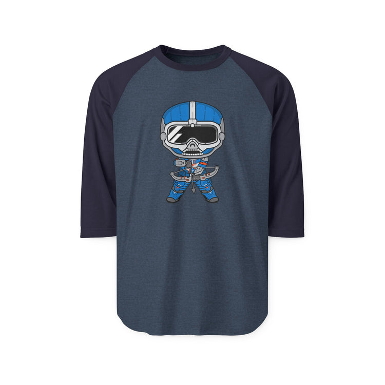 Taskmaster 3/4 Raglan Shirt - Fandom-Made