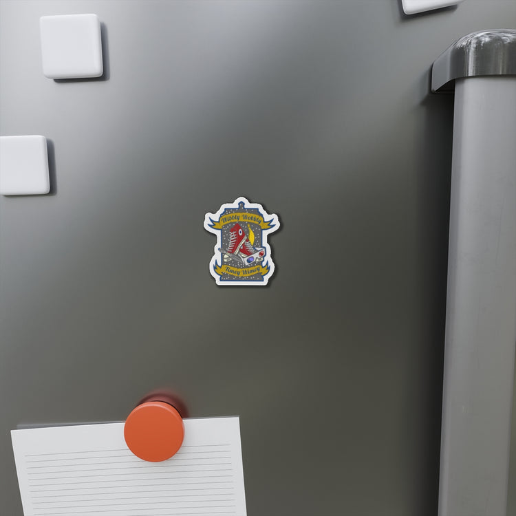 Wibbly Wobbly Die-Cut Magnet - Fandom-Made