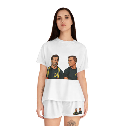 Diaz Buckley Women's Short Pajama Set - Fandom-Made