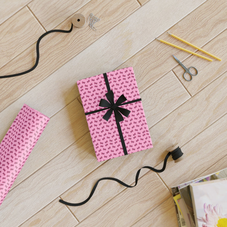 Kitty Bows Gift Wrap - Fandom-Made