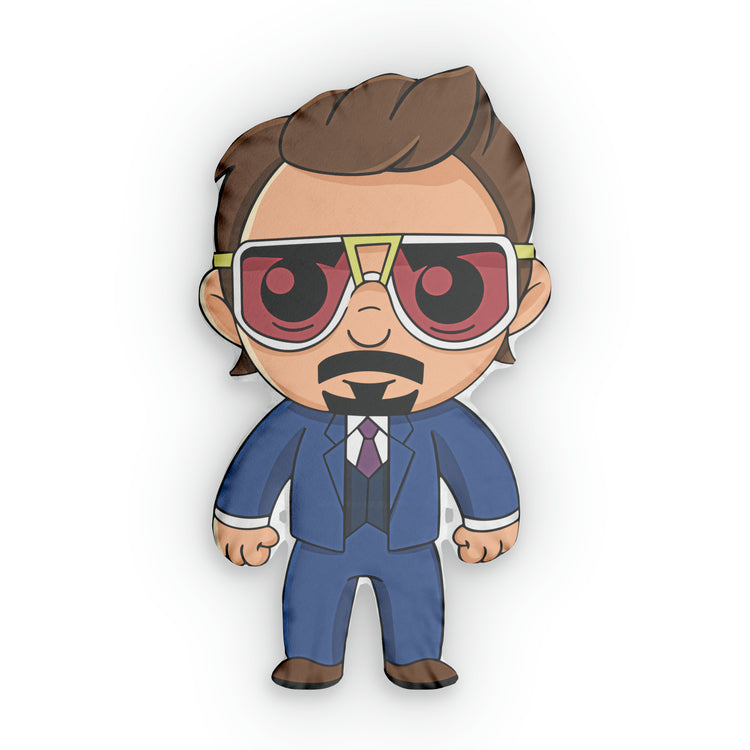 Tony Stark Shaped Pillows - Fandom-Made