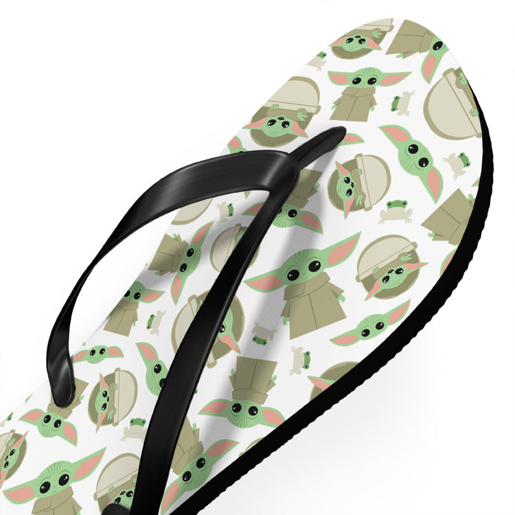 Grogu All-Over Print Flip Flops - Fandom-Made
