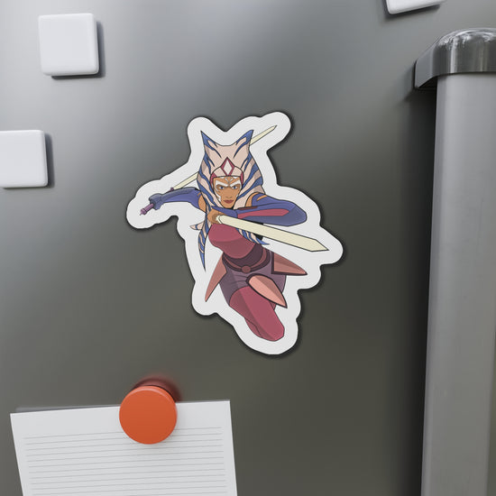Ahsoka Leaping Die-Cut Magnets - Fandom-Made