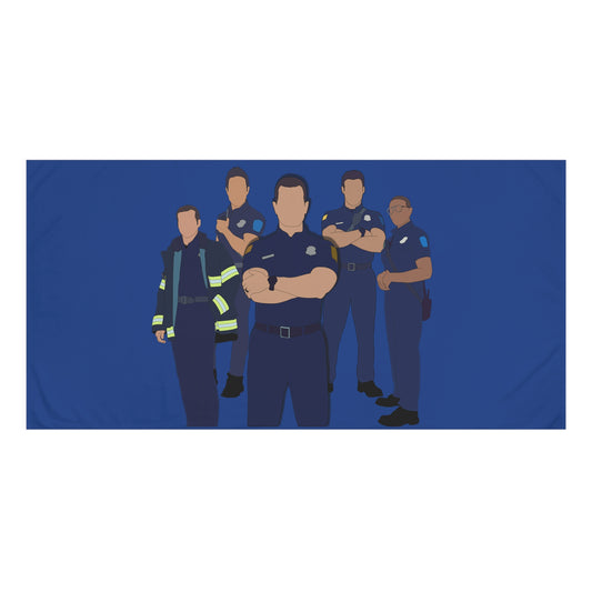 9-1-1 Group Beach Towel - Fandom-Made