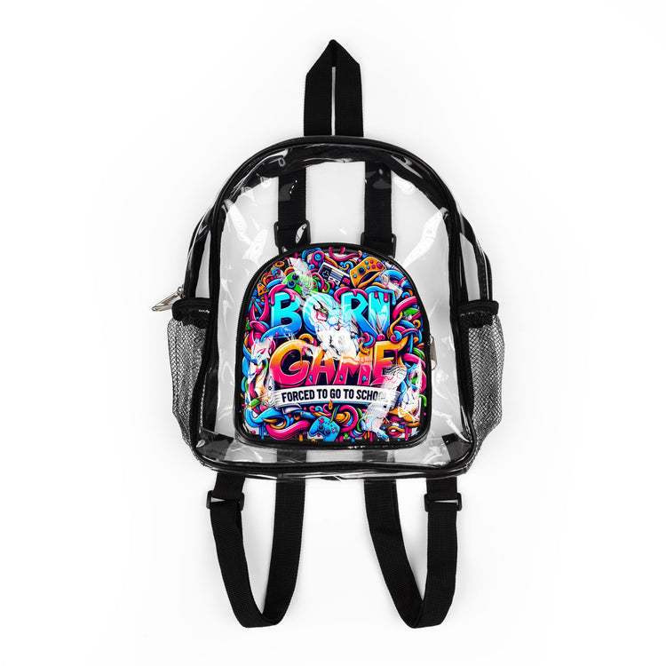 Born To Game Clear Stadium Backpack - Fandom-Made