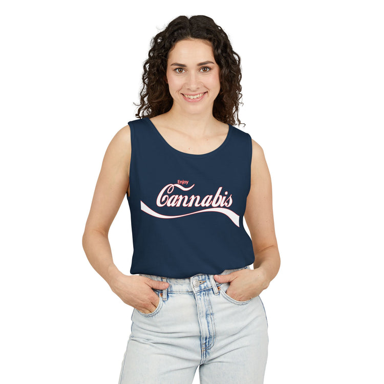 Enjoy Cannabis Tank Top - Fandom-Made