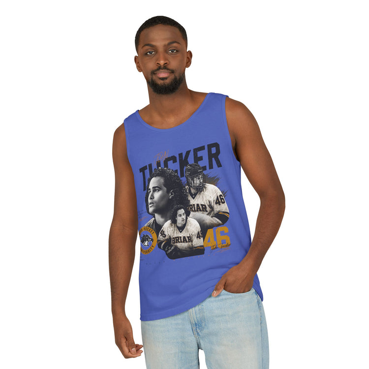 Tucker Collage Unisex Garment-Dyed Tank Top