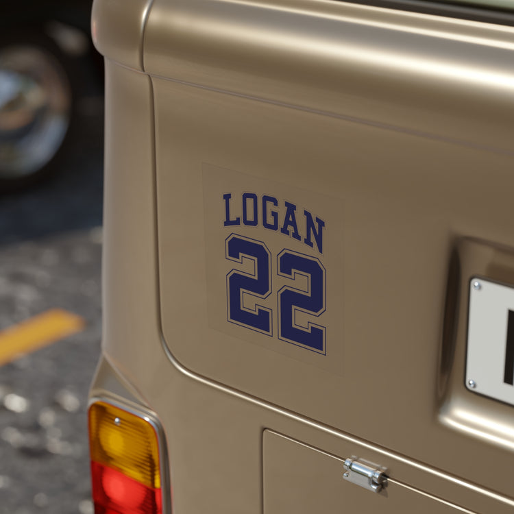 Logan 22 Transparent Sticker