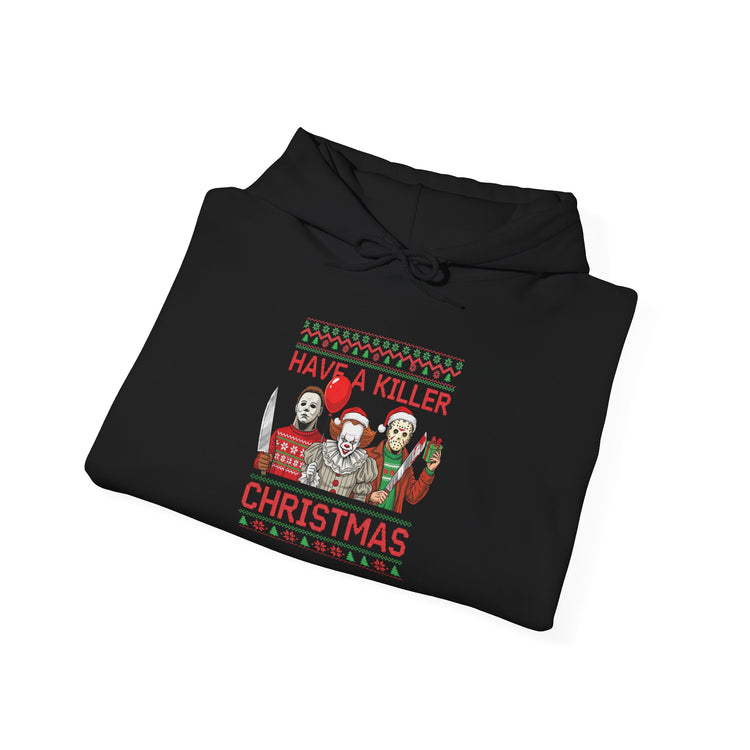 Have a Killer Christmas Ugly Unisex Hoodie