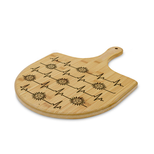 My Heart Beats For Supernatural Bamboo Pizza Board - Fandom-Made