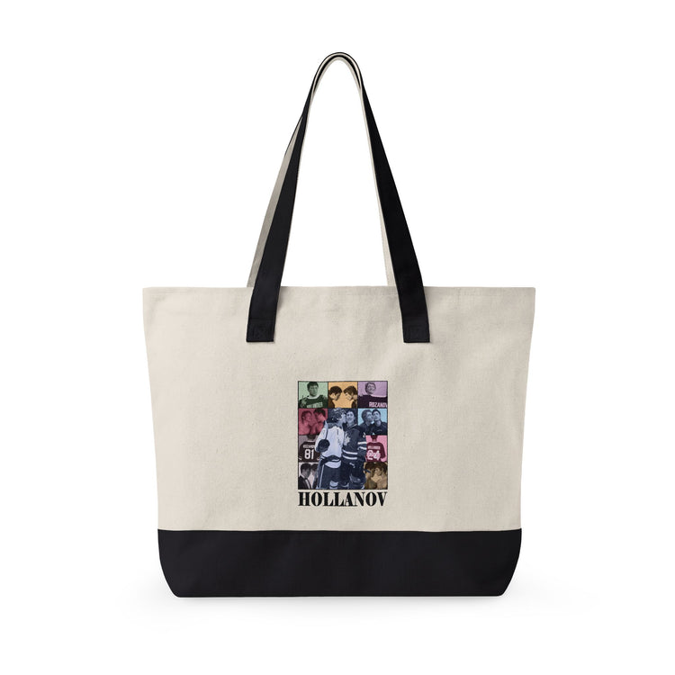 Hollanov Zippered Canvas Tote - Fandom-Made