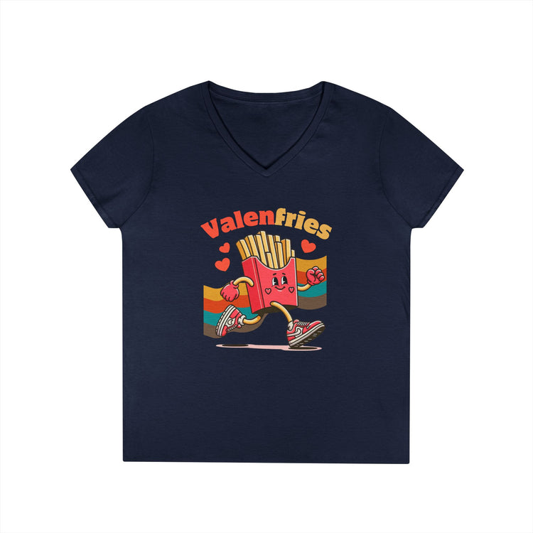 Valenfries V-Neck Tee - Fandom-Made
