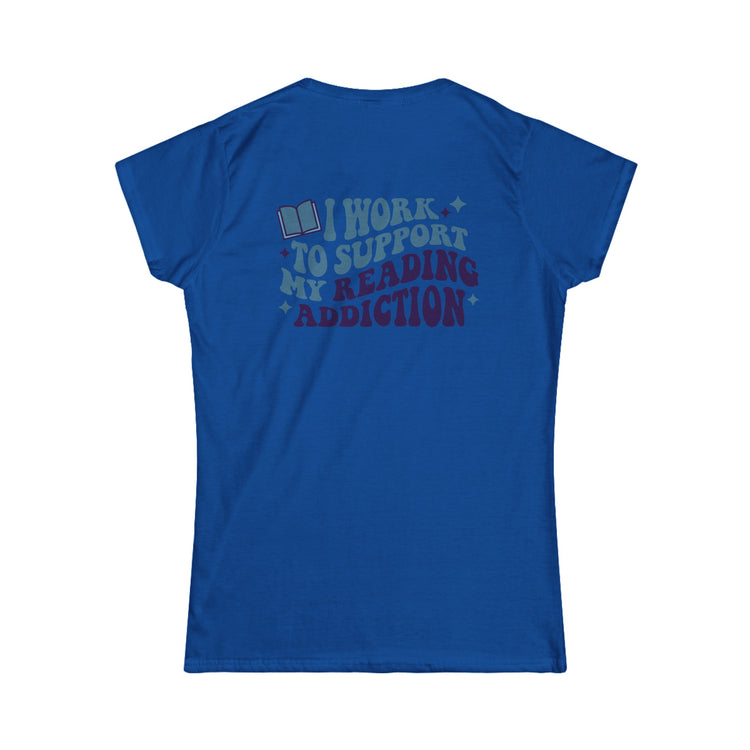 Reading Addict Women's Fit T-Shirt - Fandom-Made