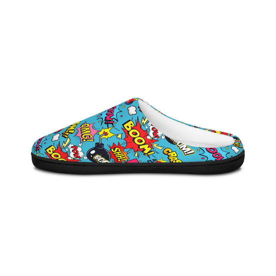 Comic Sounds Men's Slippers - Fandom-Made
