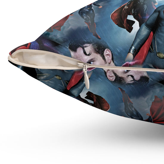 Superman Collage Square Pillow - Fandom-Made