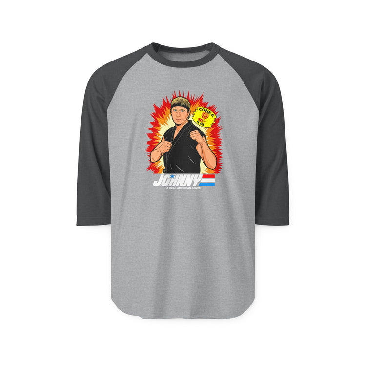 GI Johnny 3/4 Raglan Shirt - Fandom-Made