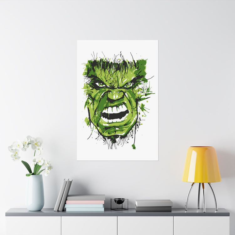 Hulk Face Poster