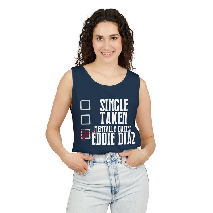 Mentally Dating Eddie Diaz Tank Top - Fandom-Made