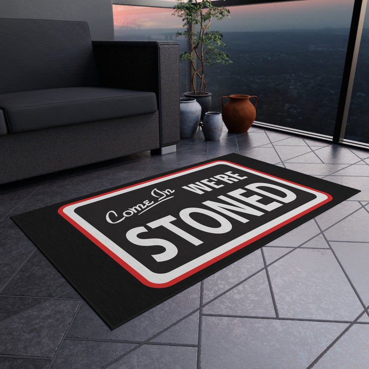 Come In We're... Outdoor Rug - Fandom-Made